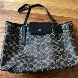 Coach handbag 12”x10”